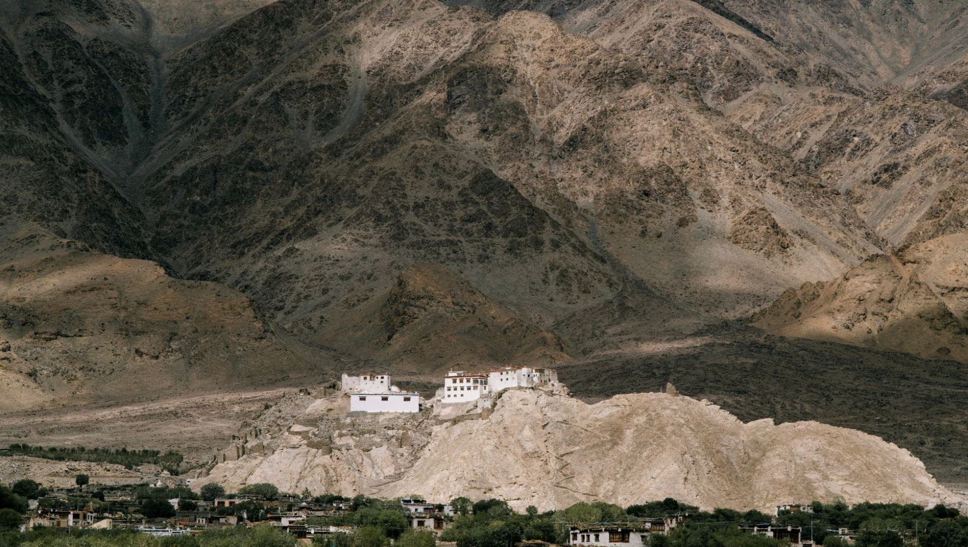 Thiksey Monastery above the Indus Valley near Leh