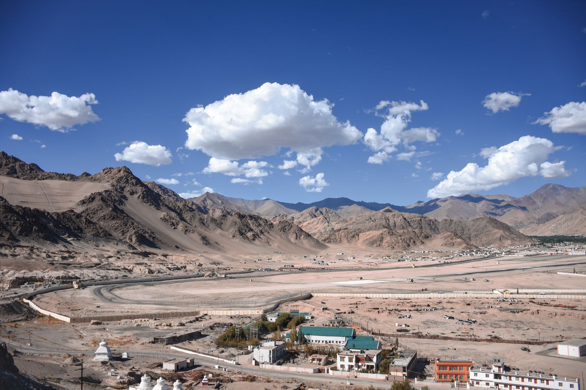 High-desert mountain landscape around Leh